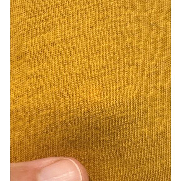 Nation LTD Mustard Yellow T-Shirt Tee Women’s Size Medium Short Sleeve Cotton - Picture 8 of 8